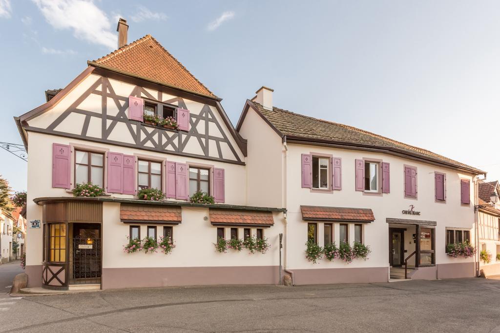 Logis Du Cheval Blanc Hotel Westhalten Exterior photo